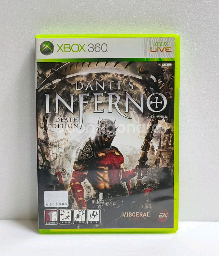 무배XBOX360 정발 영문 단테스 인페르노 데쓰에디션--2