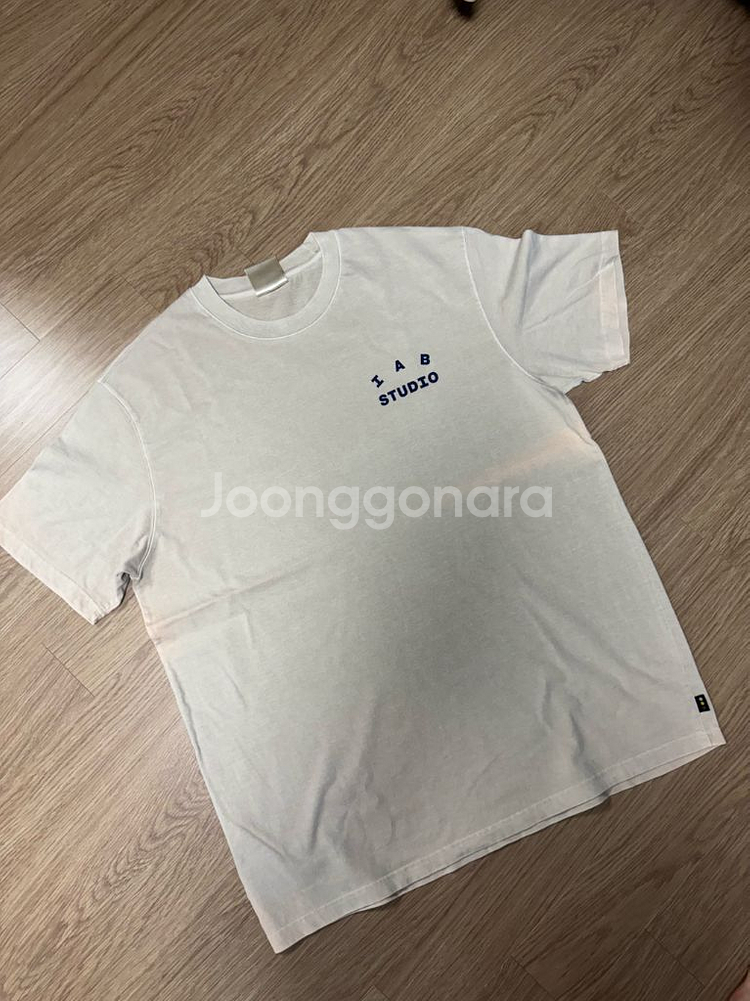 IAB STUDIO 오트밀 반팔 XL 변색 2.5 판매--0