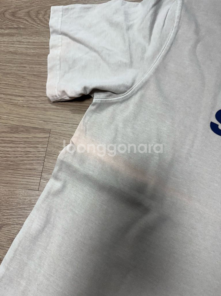 IAB STUDIO 오트밀 반팔 XL 변색 2.5 판매--5