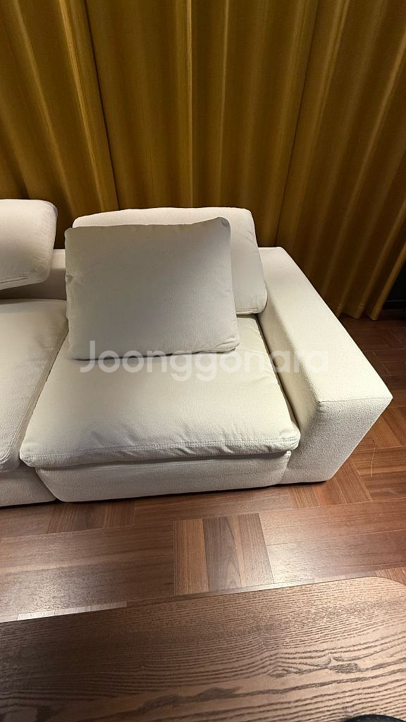 까사미아 캄포 플러스 클래식 화이트 모듈소파 좌측 팔걸--0