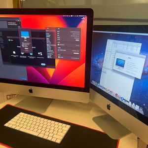 총 2대 5k 1TB i7 아이맥 27인치 21.5인치