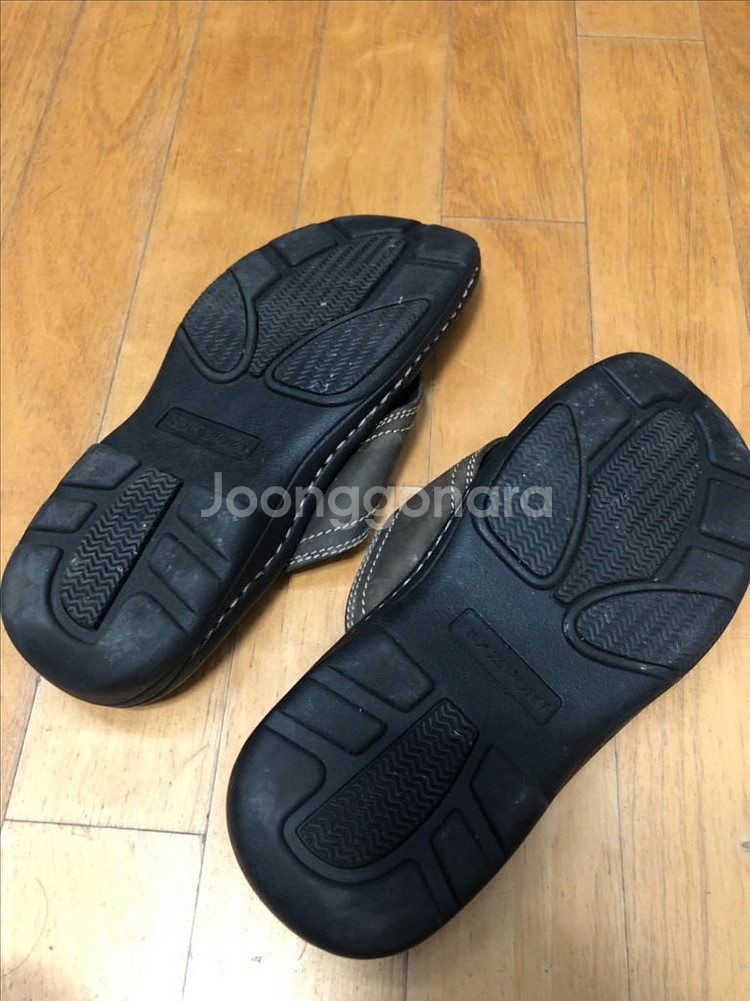 락포트 스웨이드 가죽 슬리퍼 쪼리 플립플랍 250--4