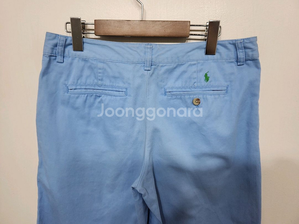 (30) 랄프로렌 폴로 반바지 하늘색 하프팬츠 매장판--4