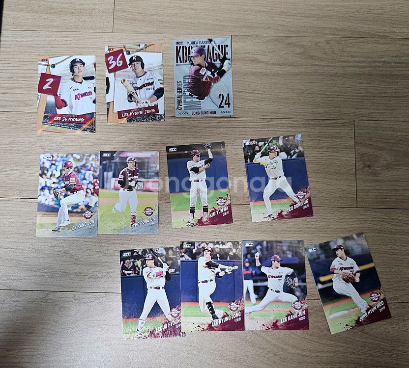 kbo 카드 판매합니다(삼성 롯데 엔씨 제외)--1