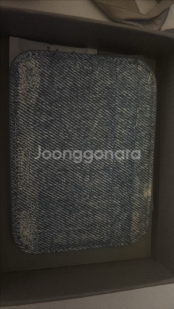 발렌시아가 데님 카드지갑--5