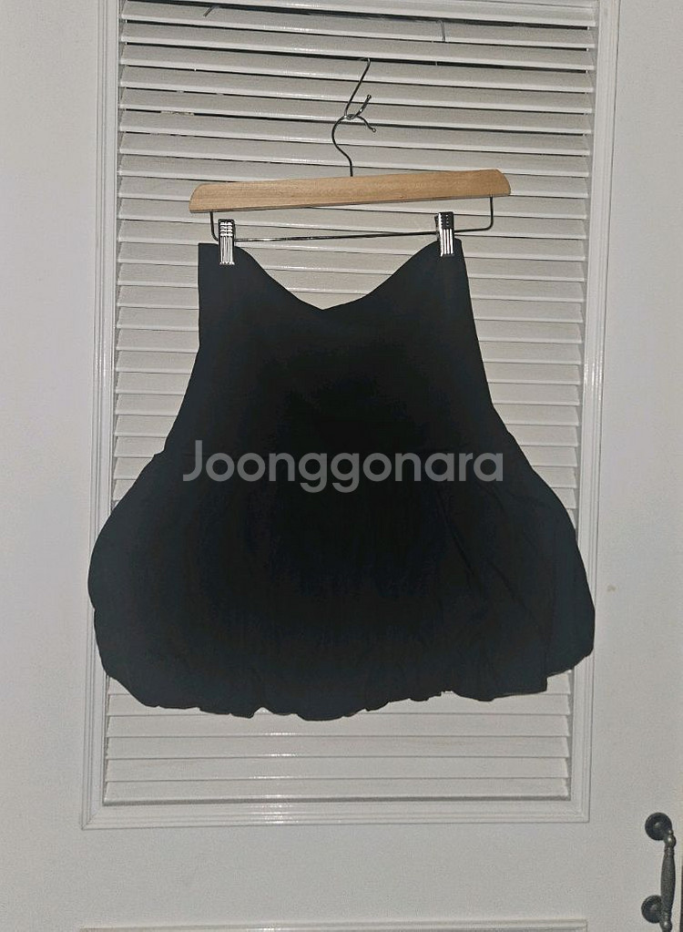 파르티멘토 우먼 투웨이 퍼프 스커트 블랙--8