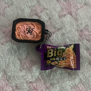 일본 가챠 명란 파스타 키링 가챠 피규어 판매 양도