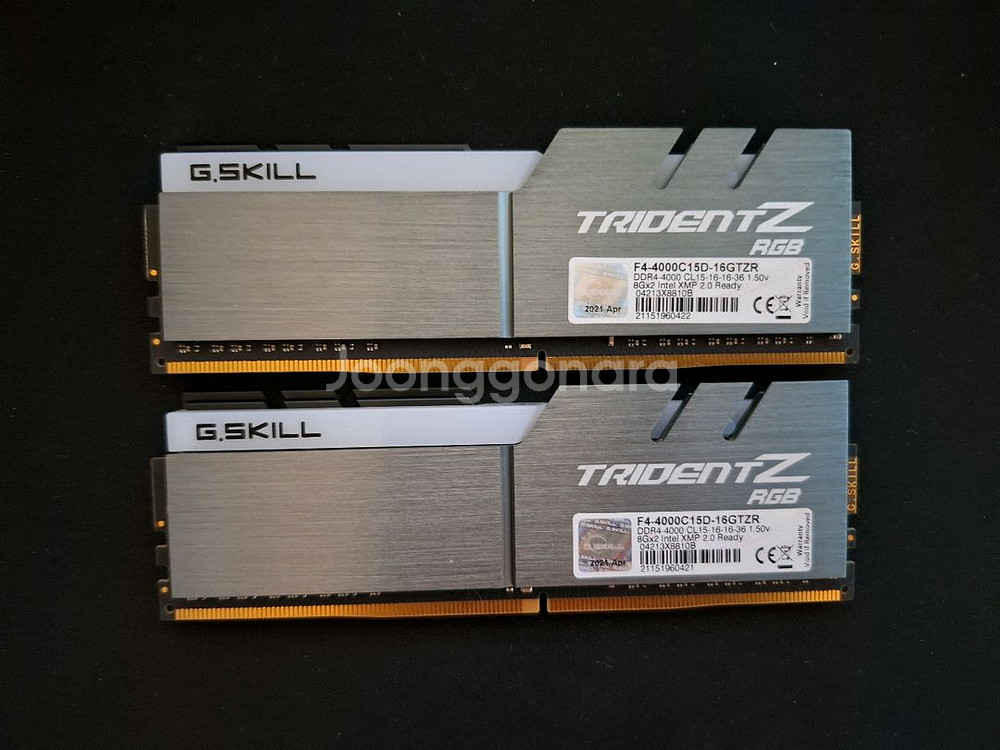 지스킬 램 DDR4 4000C 16GB(8GB 2개)--1
