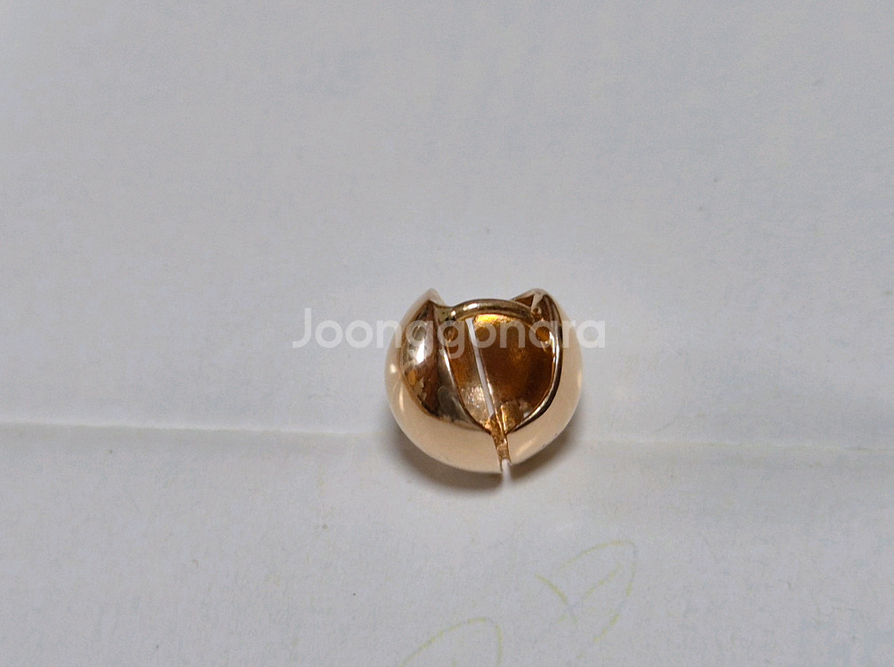 18k 공귀걸이(핑.골)--2