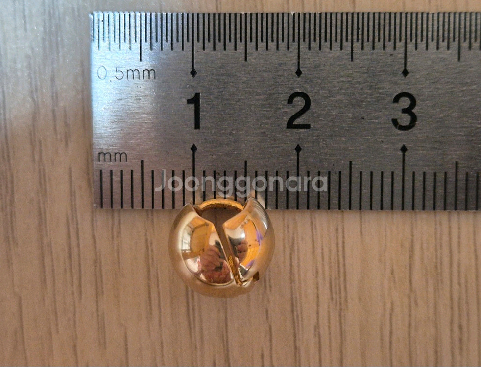 18k 공귀걸이(핑.골)--4