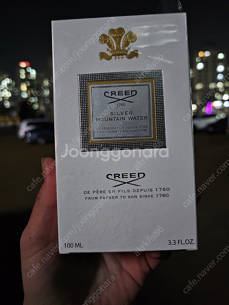 (미사용)크리드 실버마운틴 100ml 판매!--0