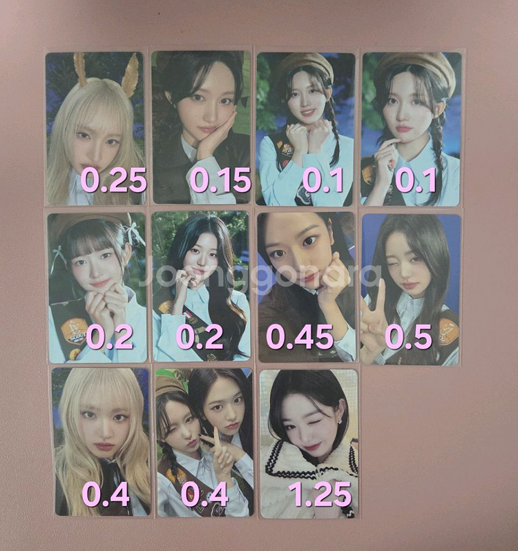 IVE 아이브 스카우트 팬콘 랜덤 가을 리즈 레이 원영--0
