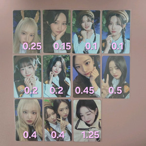 IVE 아이브 스카우트 팬콘 랜덤 가을 리즈 레이 원영
