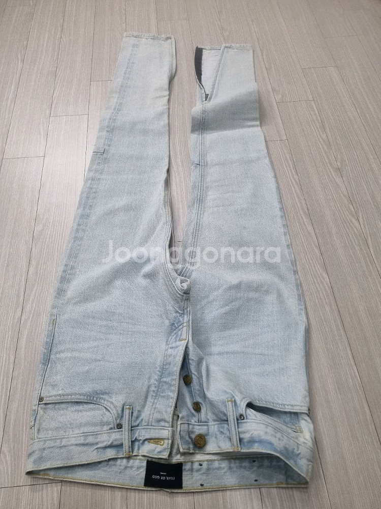 피어오브갓 연청 데님--0