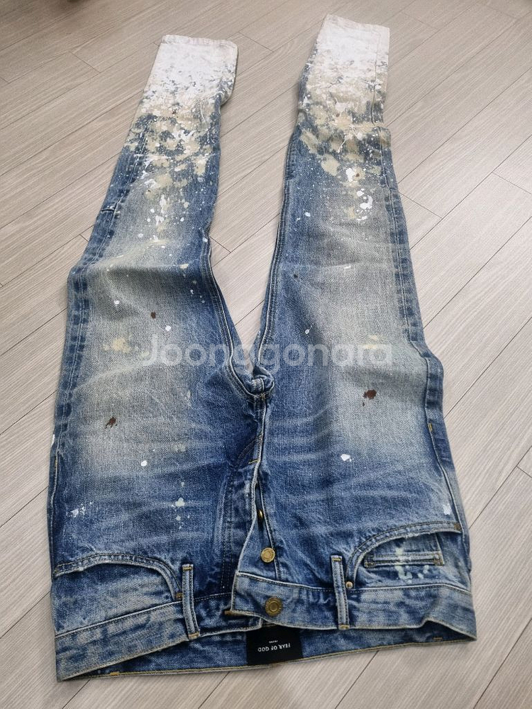 피어오브갓 페인팅 데님--0
