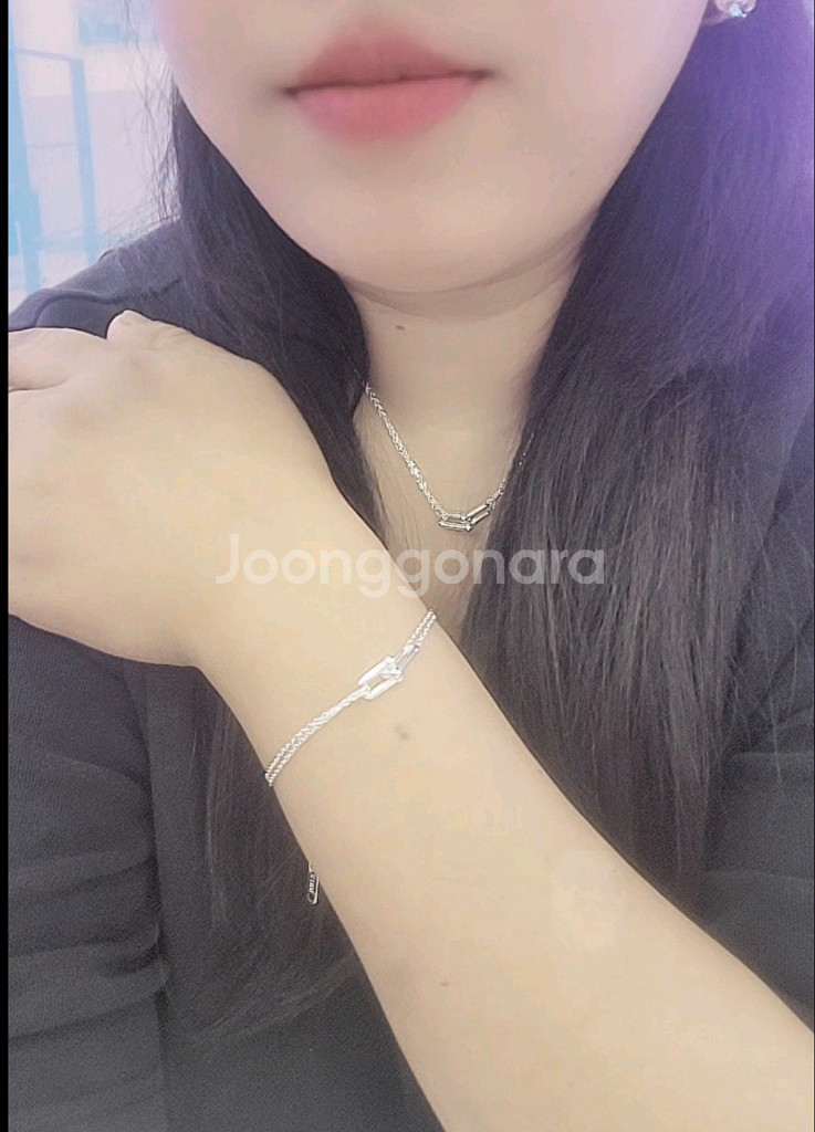 티파니 스타일 목걸이 팔찌 세트--1