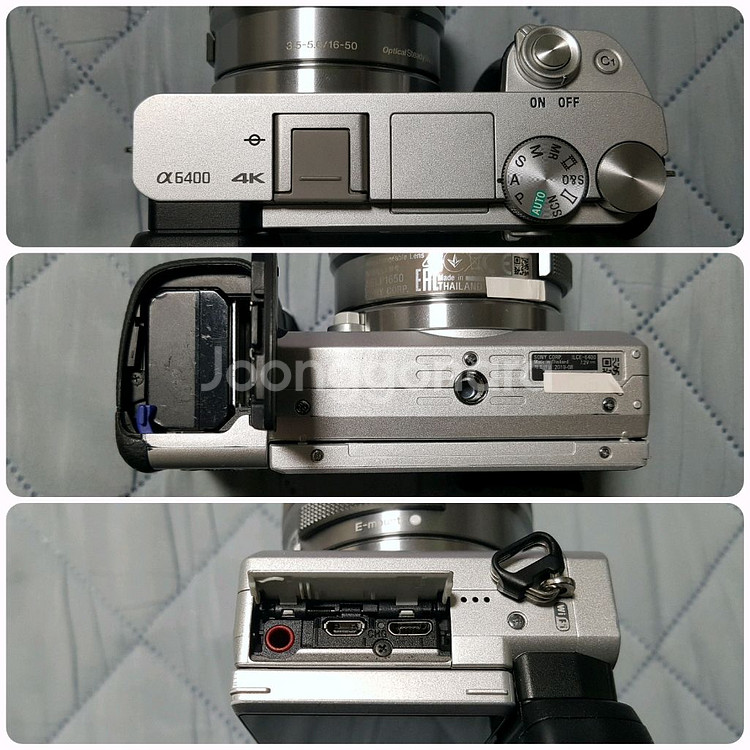 소니 미러리스 카메라 a6400 + 슈팅그립--4