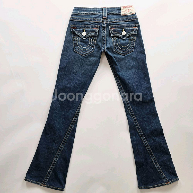 트루릴리전 청바지 부츠컷 약스판 사이즈24 R1001--0