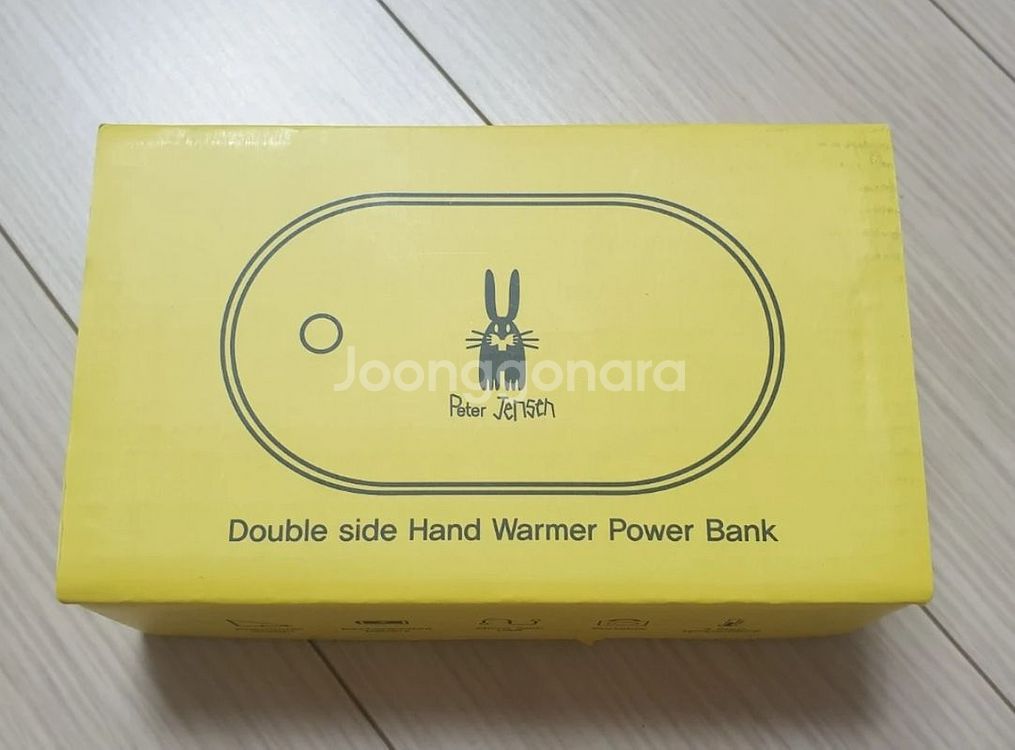 (새상품) 피터젠슨 손난로 & 보조배터리, 따뜻함과 실--1