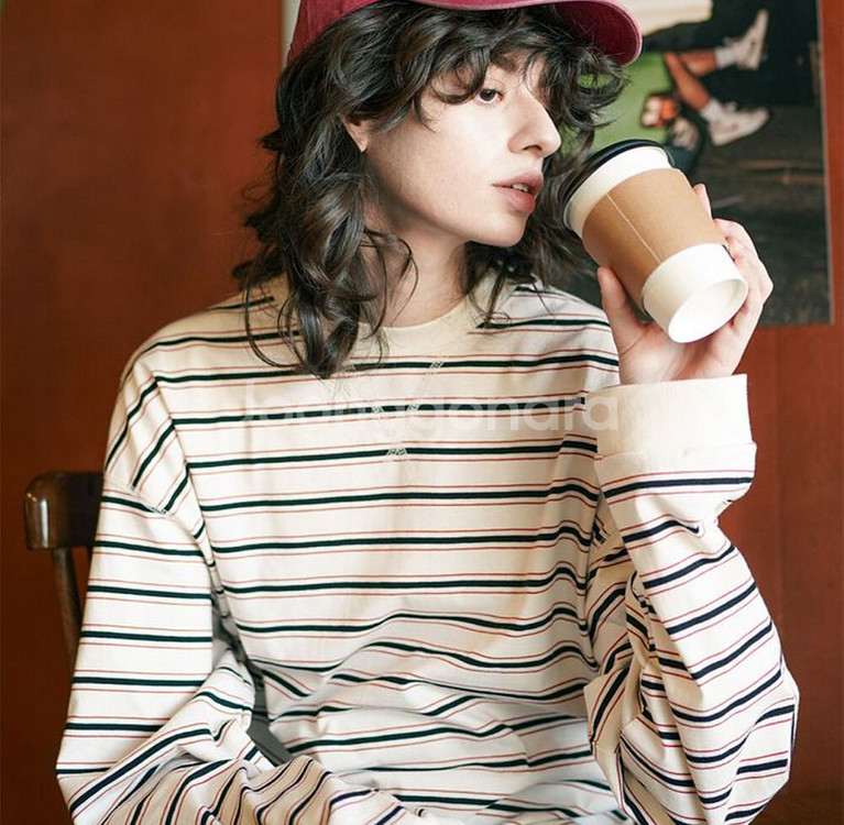 펀치라인 로이 스트라이프티 크림아이(L)--3