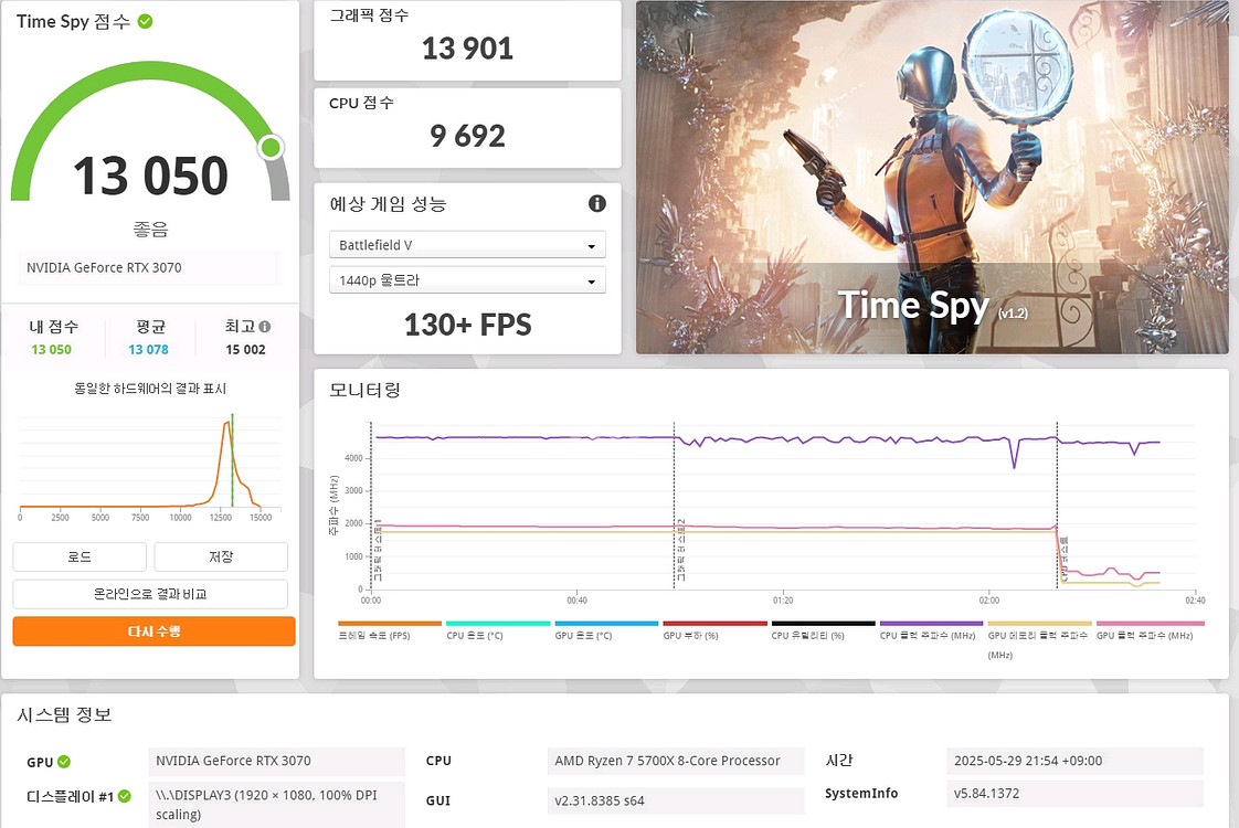 (안산)라이젠7 5700X,RTX3070 컴퓨터 본체--8