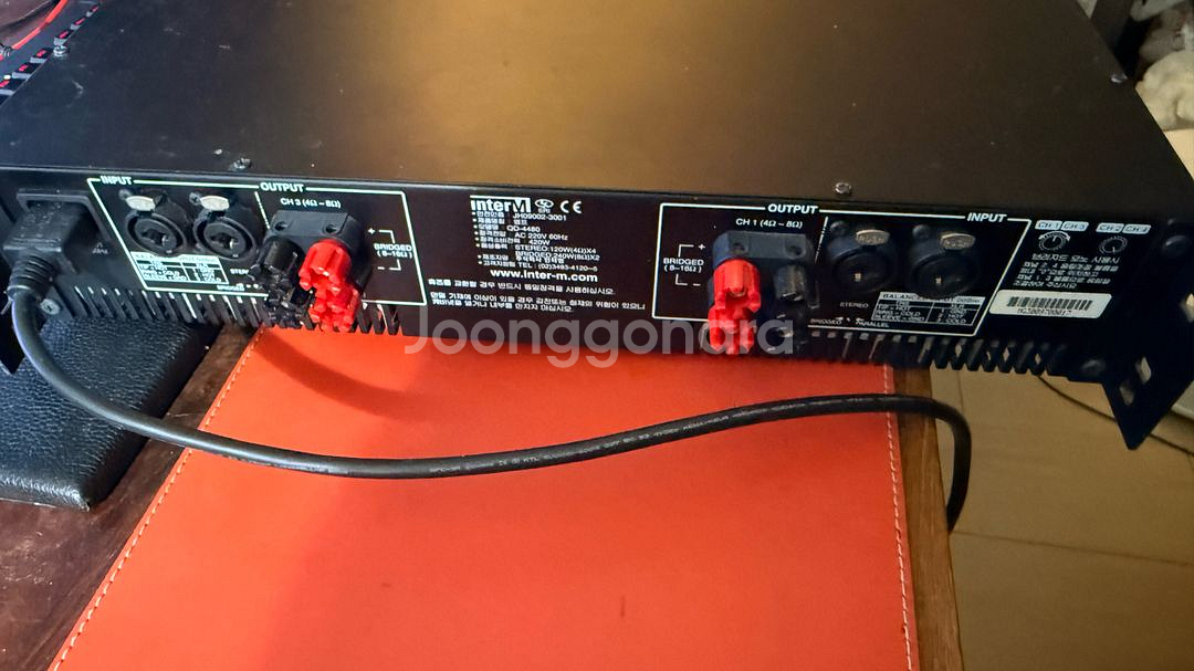 InterM QD4480 인터엠 상업용 앰프--6