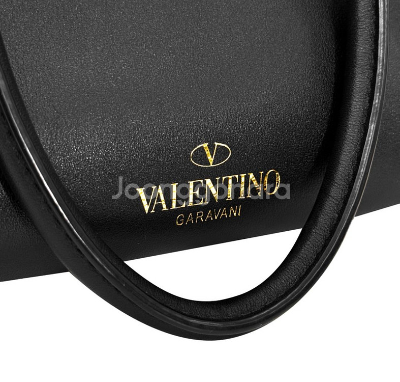 VALENTINO 발렌티노 락스터드 레더 토트백 숄더백--4