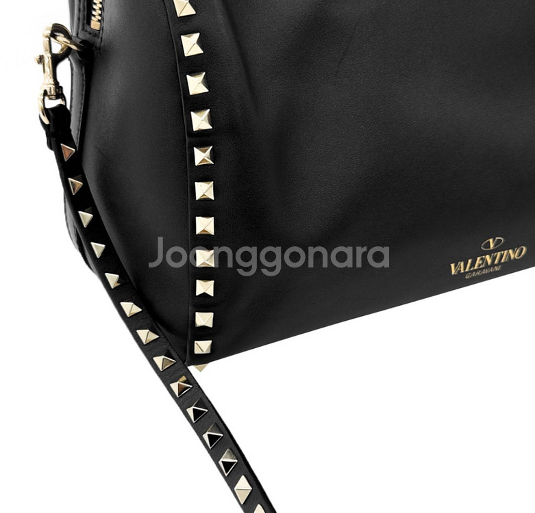 VALENTINO 발렌티노 락스터드 레더 토트백 숄더백--7