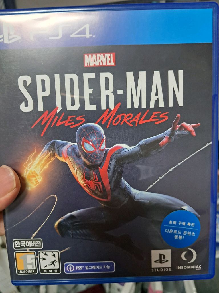 ps4 스파이더맨 마일즈 모랄레스