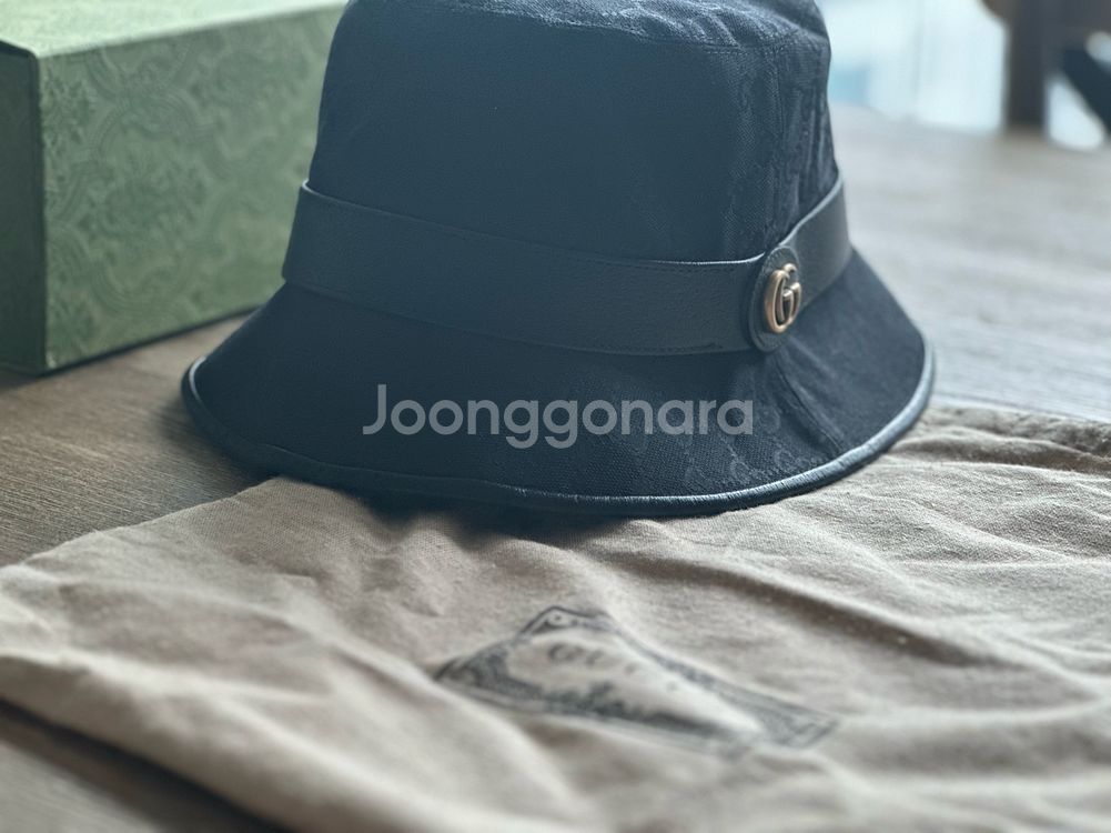 구찌 버킷햇, 구찌 오리지널 GG 캔버스 버킷 모자--5