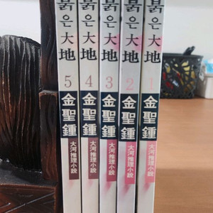 김성종 붉은대지 1~5 완 소장용 A급
