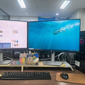 조립형pc DEEL모니터