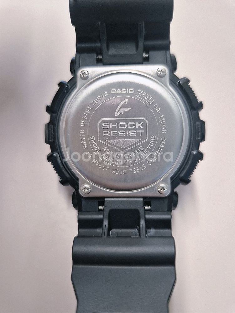 지샥 GA-110GB-1ADR 블랙골드 시계 흑검--3