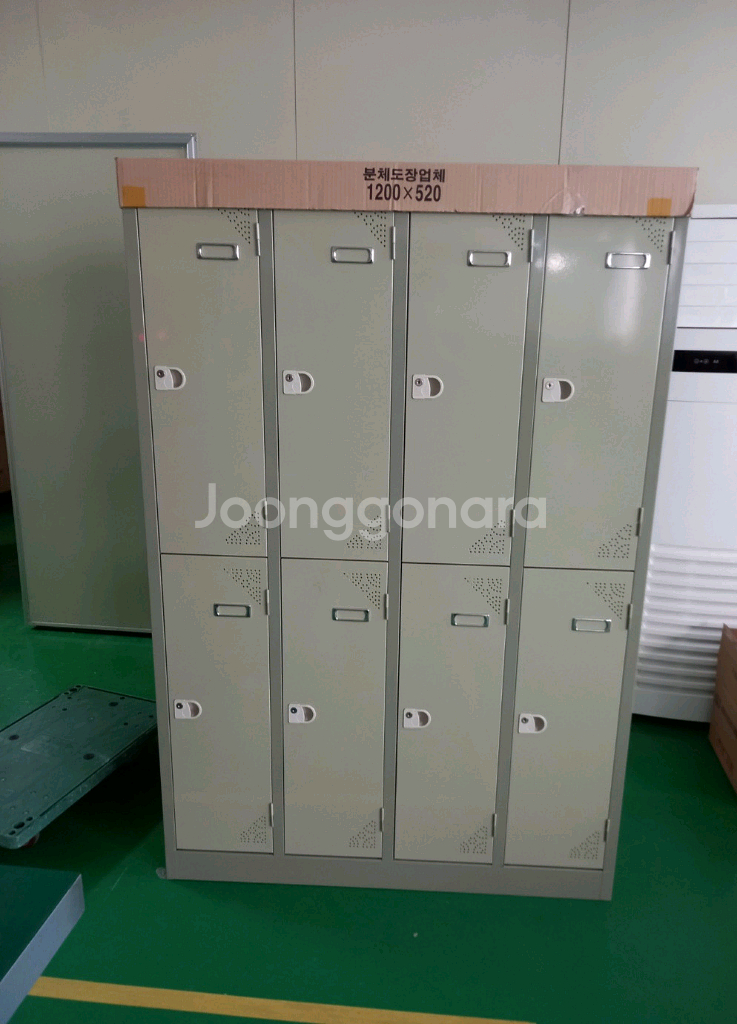 파티션 책상 의자 철제캐비넷 철재옷장 원탁 작업탁자--9