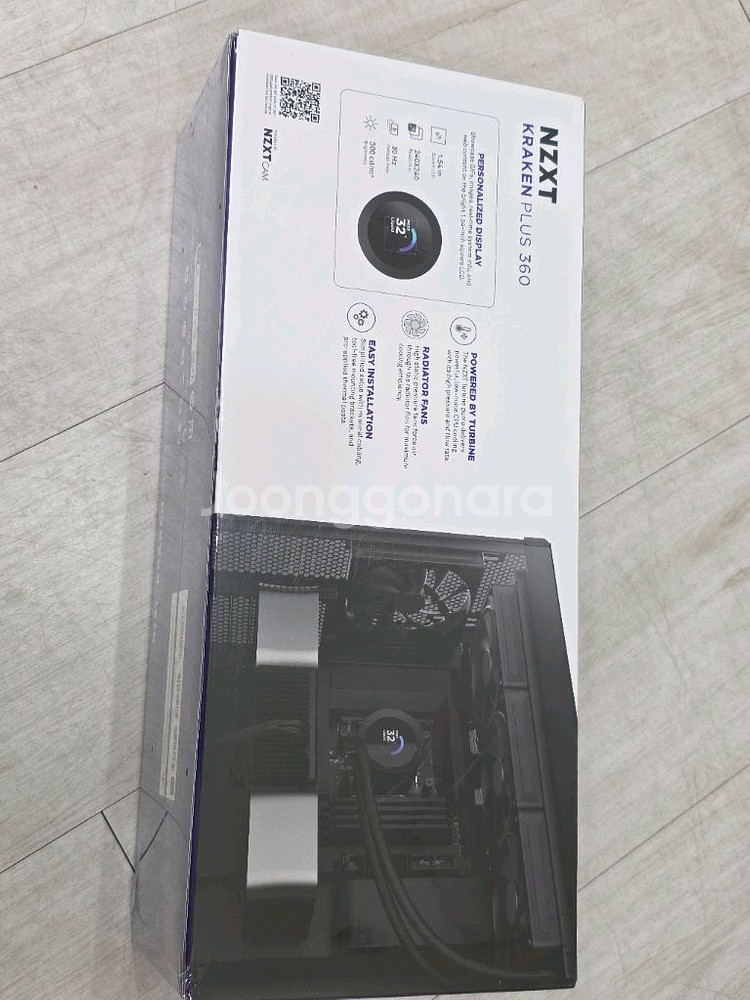 NZXT 신형 수냉쿨러 크라켄 360 미개봉 새상품--0
