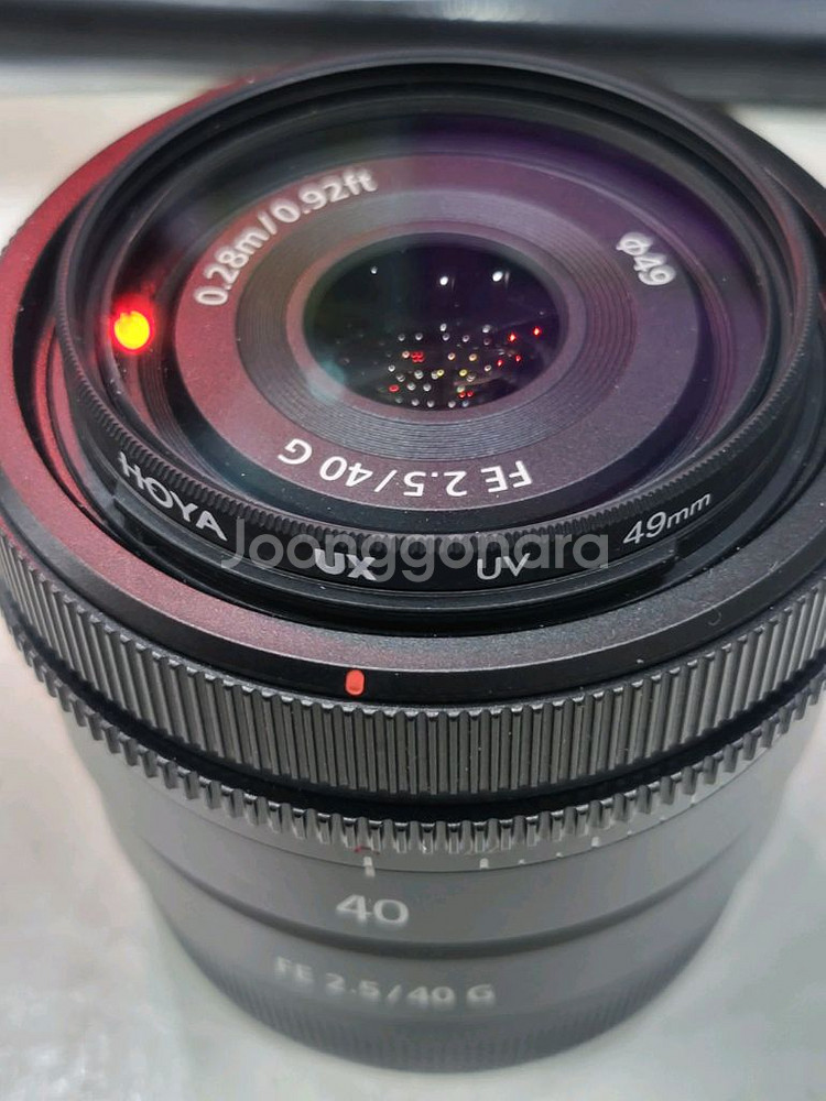 소니 FE 40mm F2.5 G 렌즈 박스풀 팝니다--8