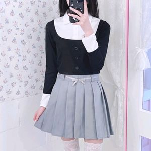 지뢰계 / 멘헤라 : 미니 리본 플리츠 스커트