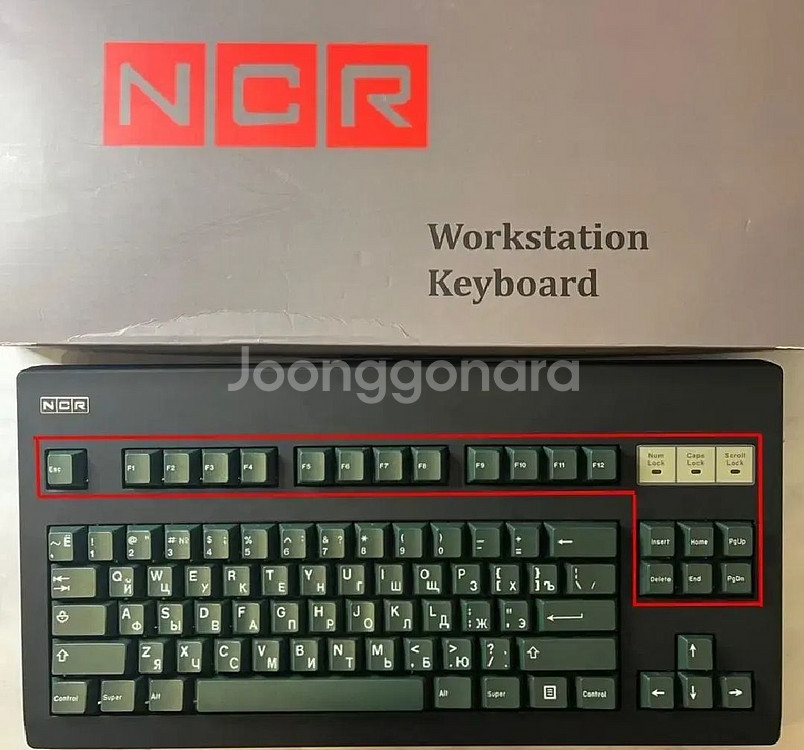 NCR80 레트로 감성 윤활 커스텀 작업 기계식 키보드--0