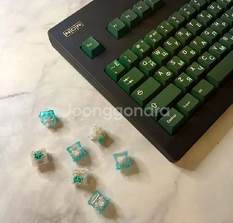 NCR80 레트로 감성 윤활 커스텀 작업 기계식 키보드--1
