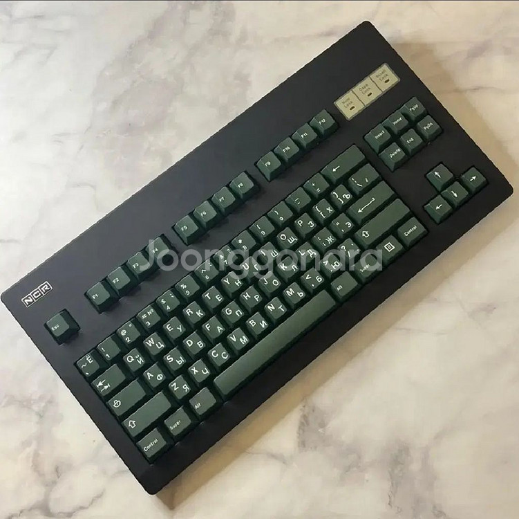 NCR80 레트로 감성 윤활 커스텀 작업 기계식 키보드--5