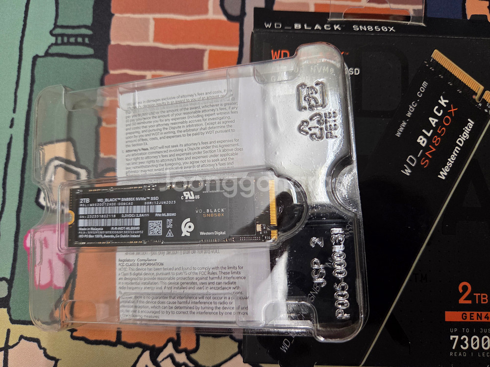 WD m2 ssd sn850x 2TB--0