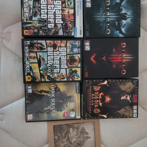 게임CD패키지팝니다 디아블로.GTA