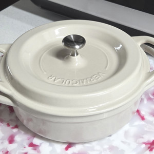 버미큘라 무쇠냄비 그라탕기 18cm 베이지