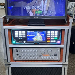 태진 노래방반주기 이동식세트