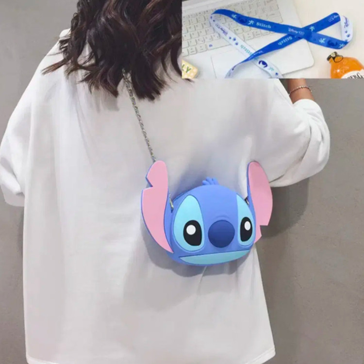 새제품) 디즈니 스티치 캐릭터 가방 대 ,소 사이즈--1