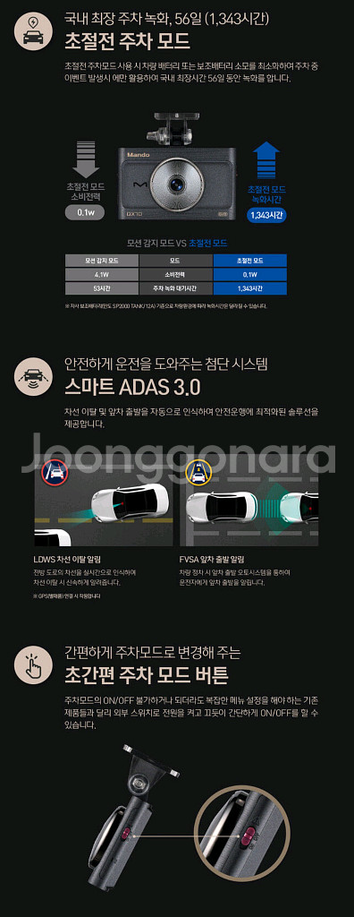 [QHD] 만도 QX70 블랙박스 (128G,GPS)--9