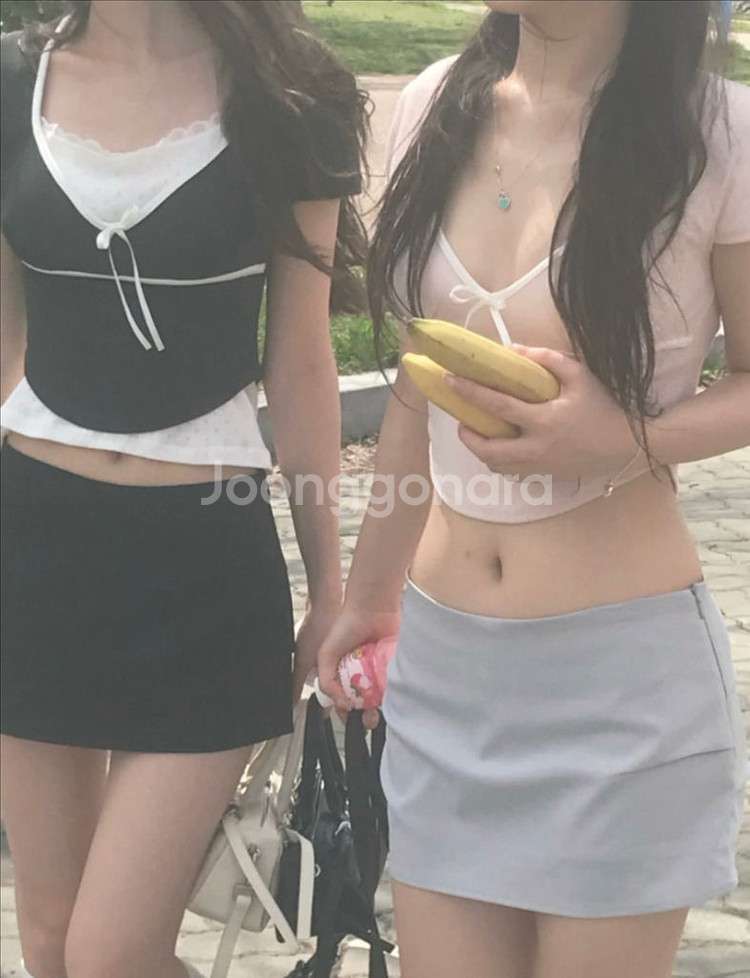 클라우드이모션 크롭 반팔티 네이비 새상품 발레코어--2
