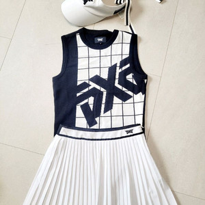 정품 PXG 골프 니트 85, 치마 63, 모자