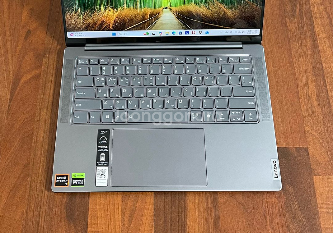 레노버 요가 Pro 7 RTX3050 터치 노트북 판매--1