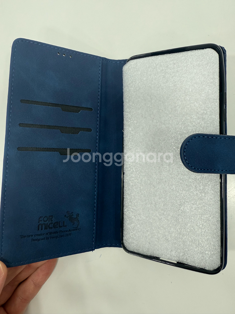 삼성갤럭시퀀텀2 다이어리 케이스 네이비 A826--2